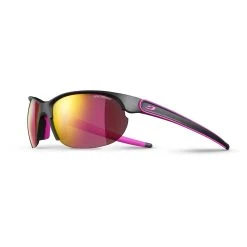 Julbo Breeze Sunglasses - Matt Black-Pink Pink Flash - Spectron3CF Pink Flash Lens|-|Lunettes De Soleil Breeze - Matt Black-Pink Pink Flash - Lentilles Spectron3CF Pink Flash