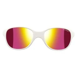 Julbo Romy Sunglasses - Shiny White-Mat Pastel Blue - Spectron 3CF Brown Lens|-|Lunettes De Soleil Romy - Shiny White-Mat Pastel Blue - Lentille Spectron 3CF Brown -Julbo Shop JUL 508 1111 7ENo 20Color 7EFront