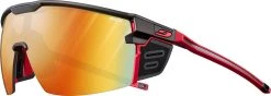 Julbo Ultimate Cover Reactiv 2-4 Sunglasses - Unisex|-|Lunettes Soleil Ultimate Cover Reactiv 2-4 - Unisexe -Julbo Shop JUL JS54733 7E 7ESide2 20Black 20 20Red