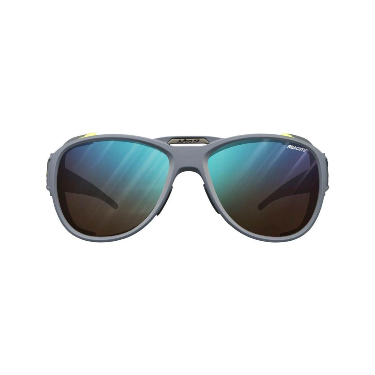 Julbo Jublo Explorer 2.0 Matt Grey / Green Sunglasses - Reactiv Performance 2-4 DL BLEU Lens 4 Julbo Jublo Explorer 2.0 Matt Grey / Green Sunglasses - Reactiv Performance 2-4 DL BLEU Lens - Image 2
