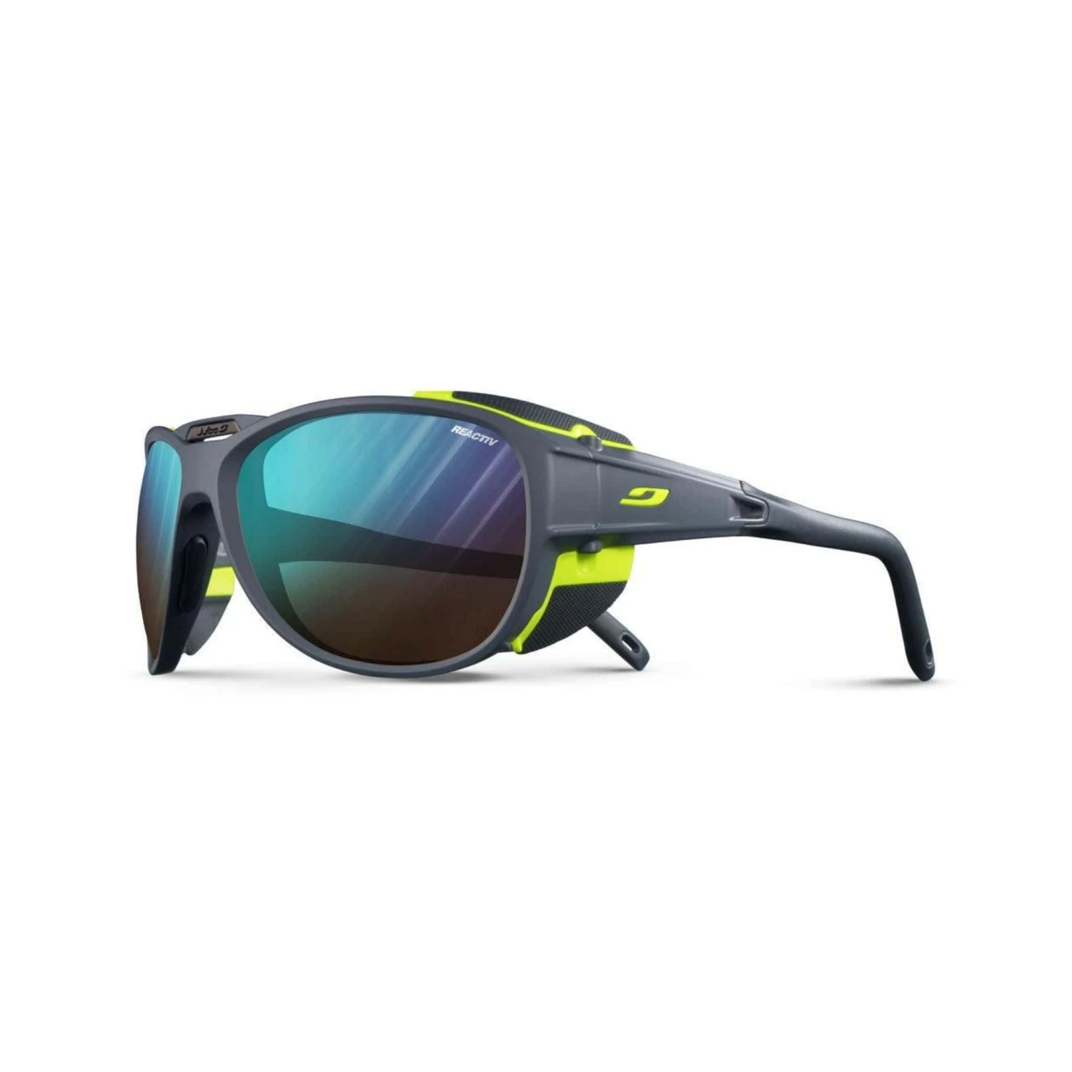 Julbo Jublo Explorer 2.0 Matt Grey / Green Sunglasses - Reactiv Performance 2-4 DL BLEU Lens 3 Julbo Jublo Explorer 2.0 Matt Grey / Green Sunglasses - Reactiv Performance 2-4 DL BLEU Lens