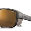 Julbo Monterosa 2 Black/Brown Sunglasses - Reactiv High Mountain 2-4 Lens -Julbo Shop Julbo Monterosa 2 black brown sunglasses J5441278 nz further faster