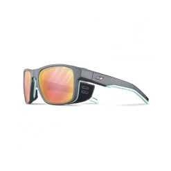 Julbo Shield M Dark Grey / Pastel Green Sunglasses - Reactiv All Around 2-3 Lens