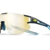 Julbo Aerospeed Translucent Blue ZI Sunglasses -Julbo Shop julbo aerospeed bleu translucide bleu jaune reactiv performance 1 3