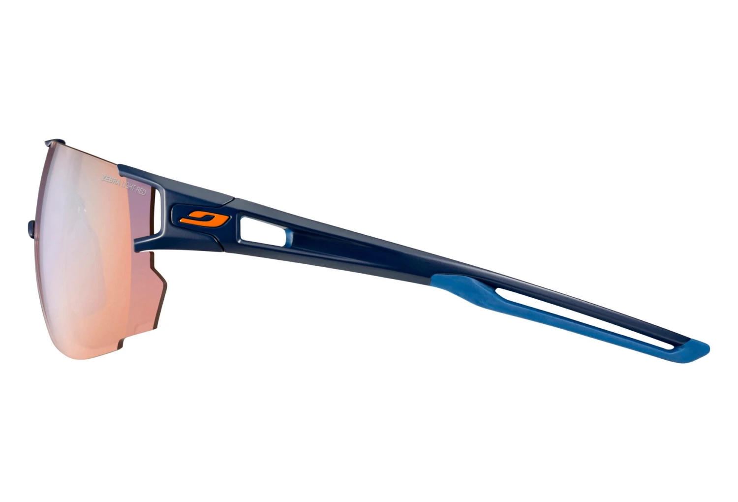 Julbo AeroSpeed Sunglasses - Blue Zebra Light Red Lens 4 Julbo AeroSpeed Sunglasses - Blue Zebra Light Red Lens - Image 2