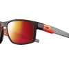 Julbo Stream Sunglasses - Black/Orange 3CF RED Lens -Julbo Shop julbo stream black orange sunglasses